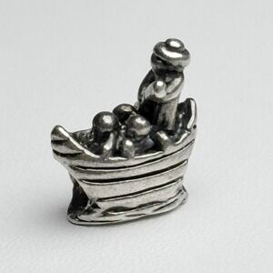 Michael Anthony Gondola Charm 925 Silver Italy Venetian Boat Travel Bead